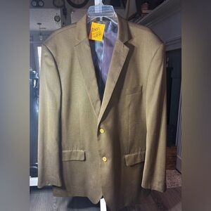 Men's Vitali Gold Two-Button Blazer Size 48R EPC